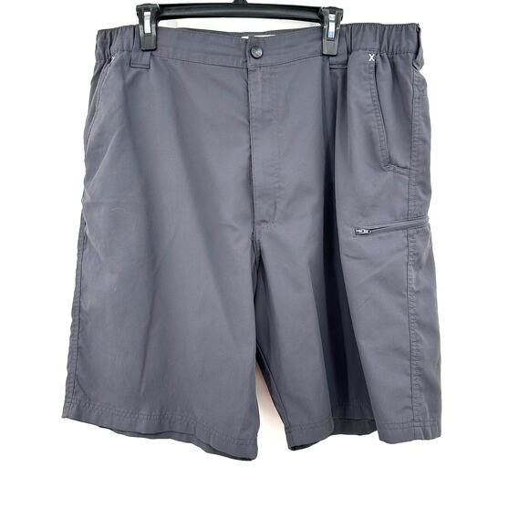 Wrangler Size 40 Shorts‎ Gray Straight Leg Workwear Uniform Business Zip Pockets - Picture 1 of 4